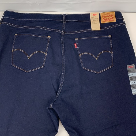 Levi’s 724 high-rise straight blue jeans - Picture 10 of 12